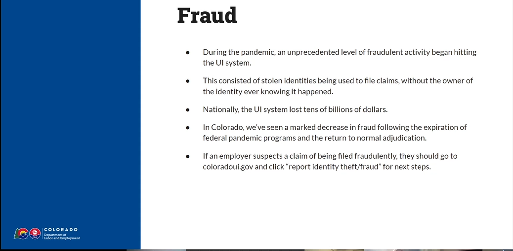 Top CDLE Officials Discuss UI Fraud with NFIB Members - NFIB