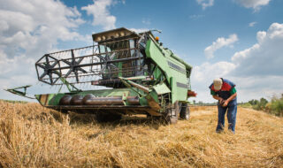 Farmer separator on harvester