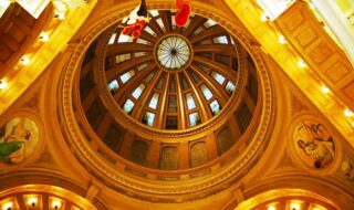 South Dakota State Capitol Dome--Inside