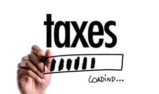 Taxes loading bar