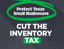 Cut the Inventory Tax logo - Protect Texas Small Business