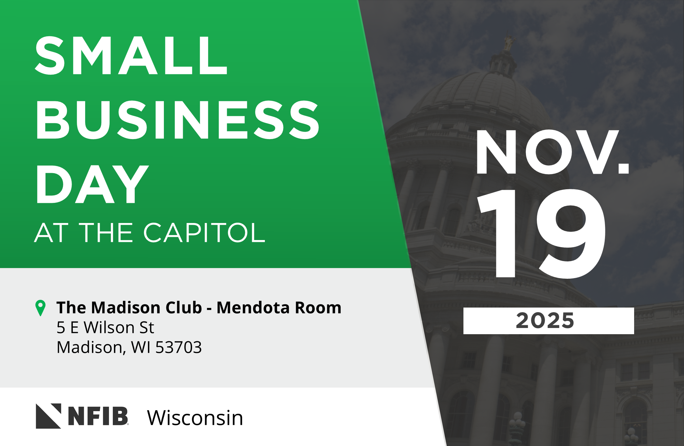 Don’t Miss the NFIB Wisconsin Small Business Day