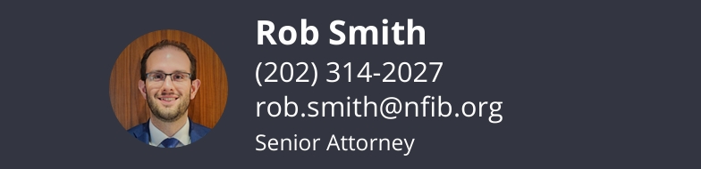 Contact Rob Smith - NFIB Contact Rob Smith
