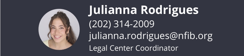Contact Julia Rodrigues - NFIB Contact Julia Rodrigues