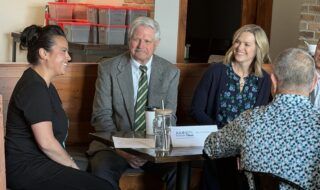 Rep. Fedorchak and Sen. Hoeven at Roundtable Event