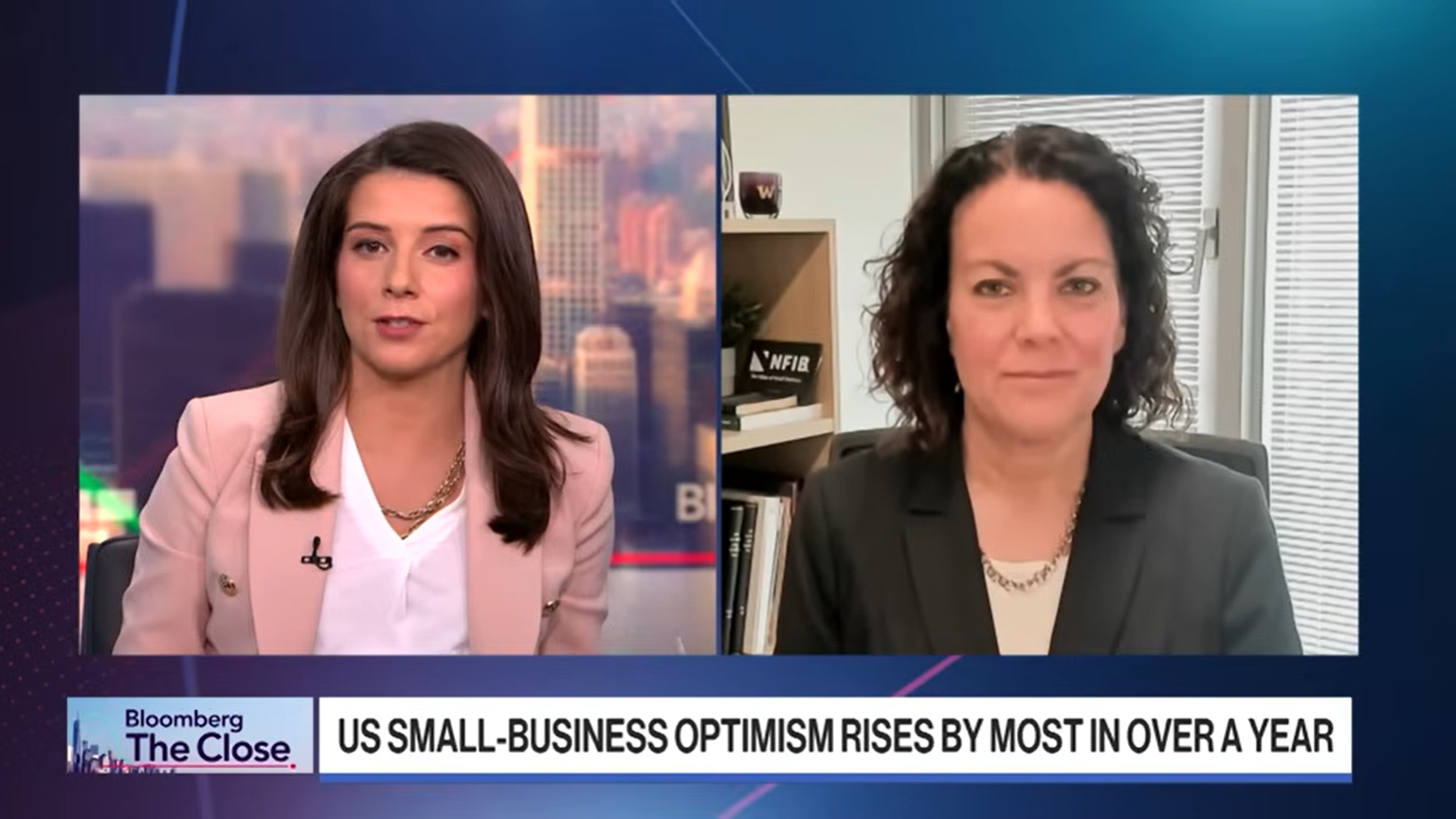 VIDEO: NFIB’s Holly Wade Joins Bloomberg to Discuss Rise in Small Business Optimism - NFIB